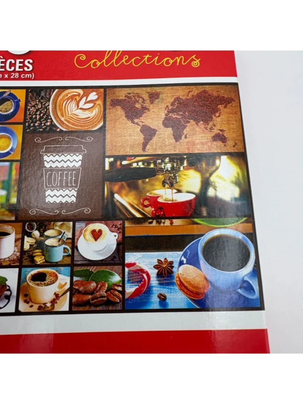 Cra-Z-Art Collage Collection Puzzle My Favorite Drink 300 Piece Coffee Theme NEW